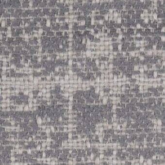 Costantini Pietro fabric sample L91, gray and off-white woven texture, heathered grid pattern with a matte, slightly raised surface.